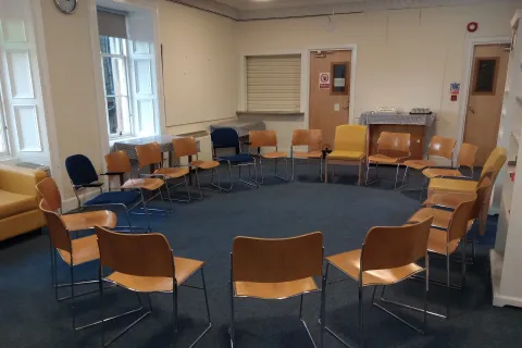 Library - circle of chairs