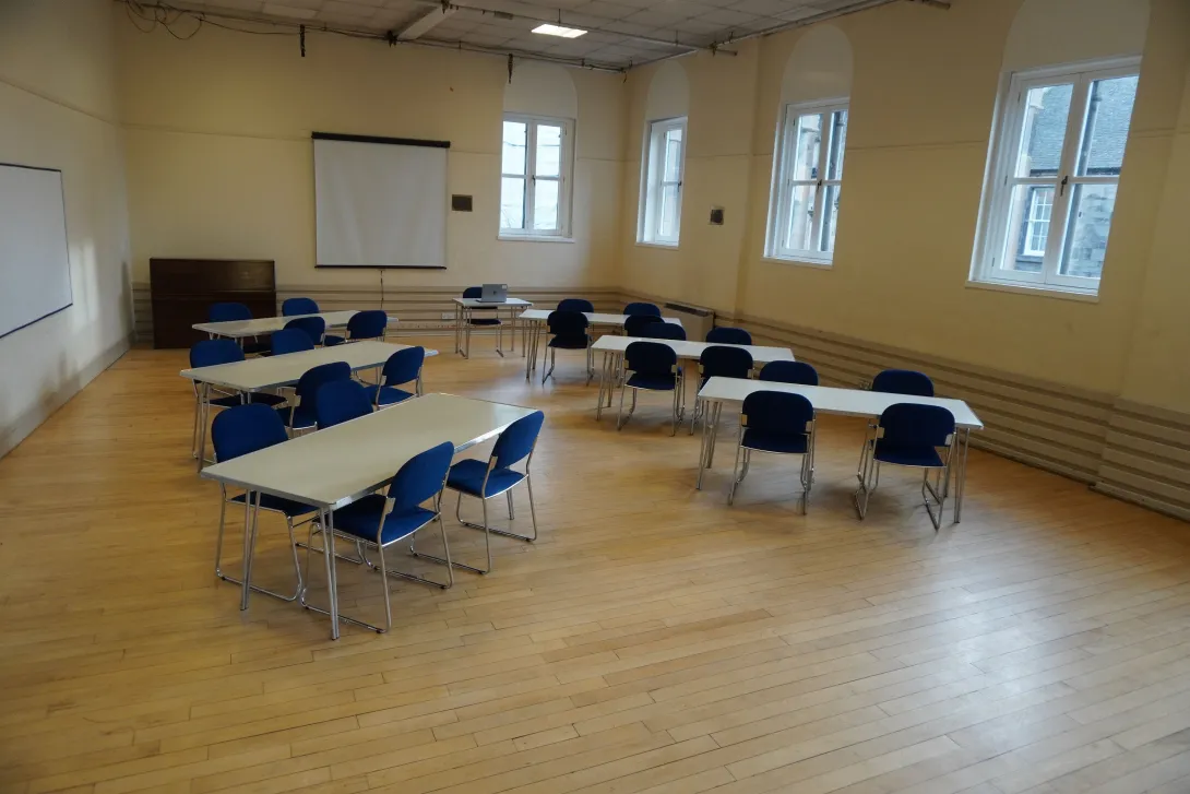 The Edinburgh Quaker Meeting House Hall - cabaret layout